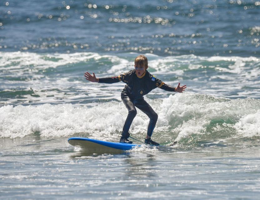 Tenerife: Surfing Lesson for Kids in Las Americas - Equipment that keeps packing simple