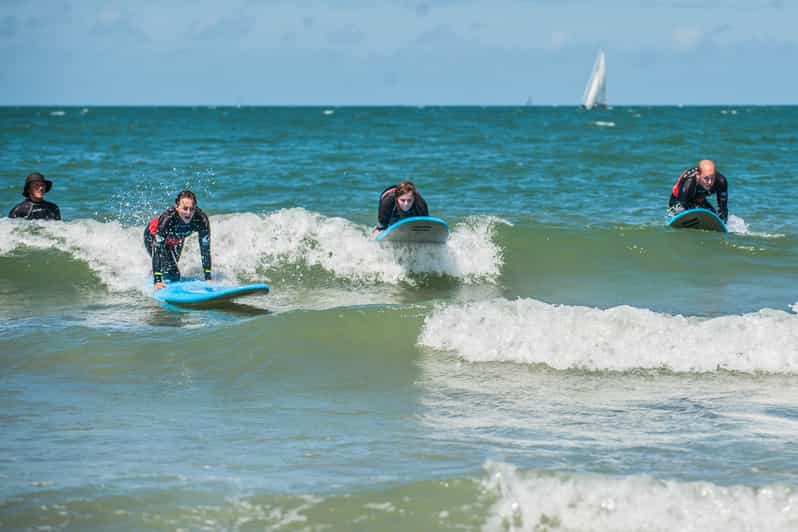 The Hague: Beginner's Surf Lesson Adults - Getting comfortable with the soft-top board