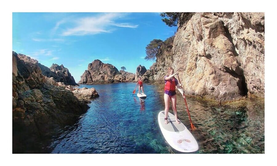 Tossa de Mar: Guided Route in Paddle Surfing&Coves and Caves - What the $46 price includes