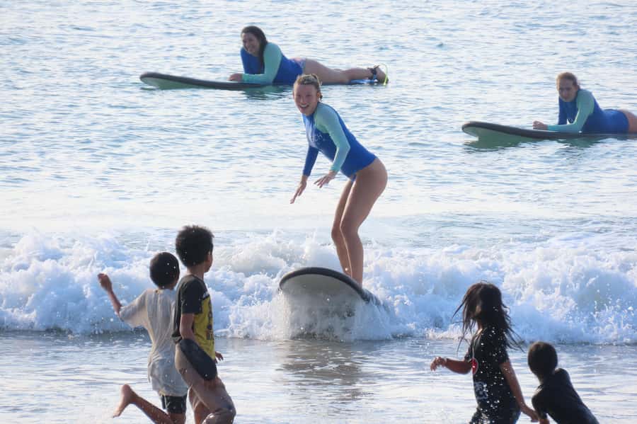 Uluwatu: Beginner & Intermediate Surf Lesson with Equipment - What happens during the two-hour session