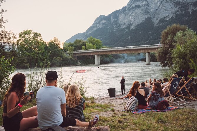 UP STREAM SURFING - The new way of surfing a river - A mountain view with plenty of motion