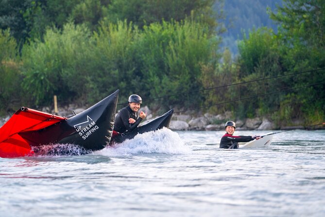 UP STREAM SURFING - The new way of surfing a river - Moving into the flow-powered system