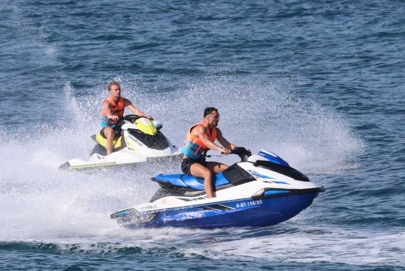 Valencia: Excursión en Moto de Agua + Paddle Surf - Riding across La Marina de València