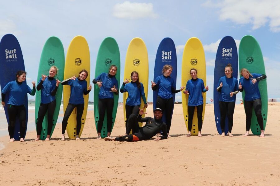 Vilamoura: Surf Lesson at Falésia Beach - The beach briefing turns nerves into a plan