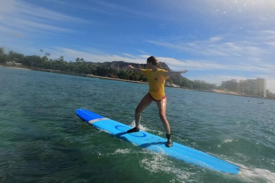 Waikiki Beach: Surf Lessons - Learning the basic surf movements
