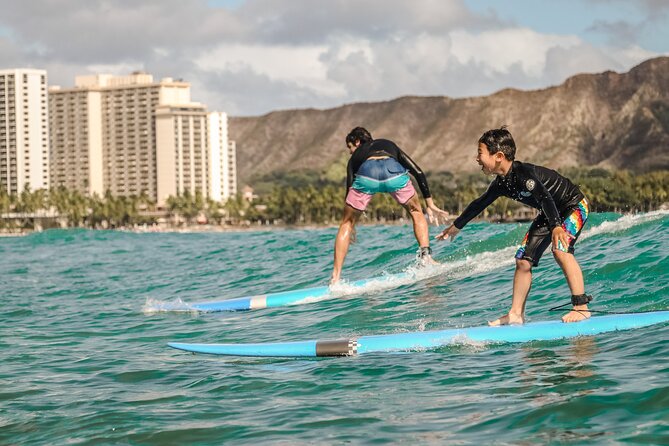 Waikiki Private Group Surf Lesson - What the 90-minute Waikiki lesson feels like