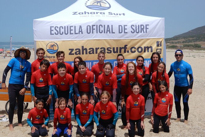 Zahara Surf International School School - Warm-up games before the first wave